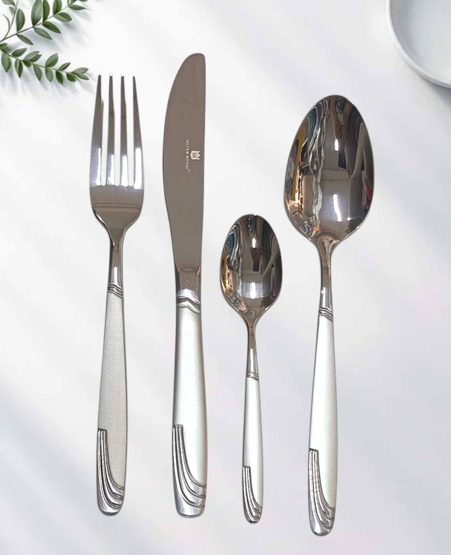 Set tacamuri 24 piese, Silver Royal