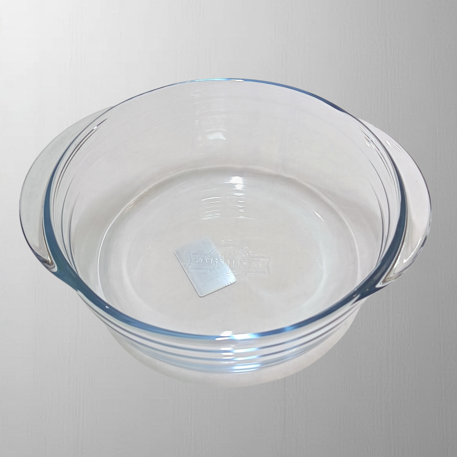Castron din sticla cu capac, 1Litru