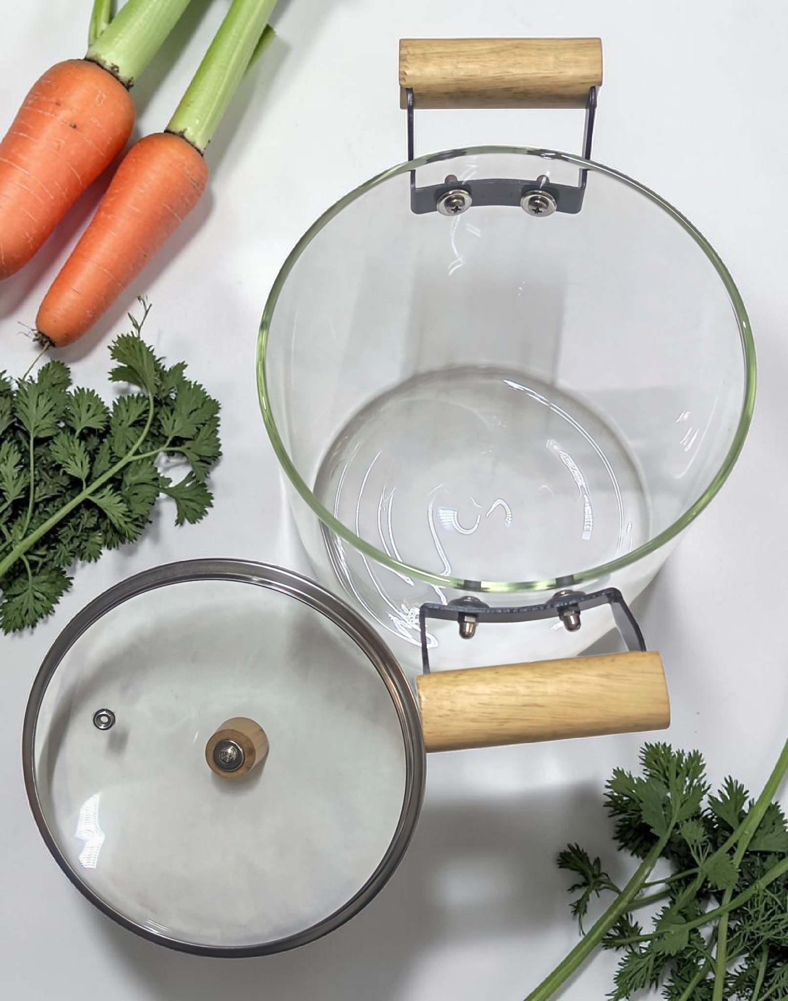 Oala din sticla borosilicata 5.5Litri