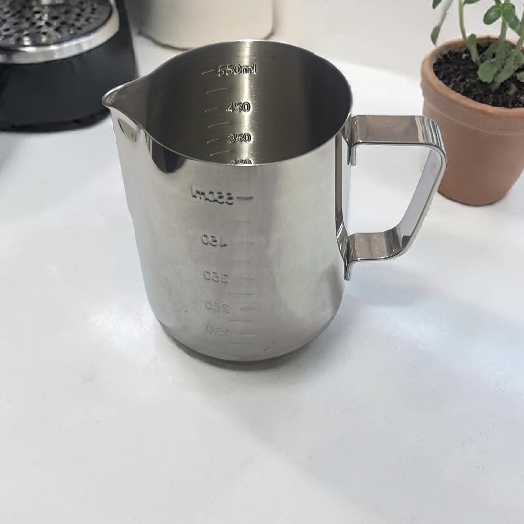 Cana gradata din inox, 550ml