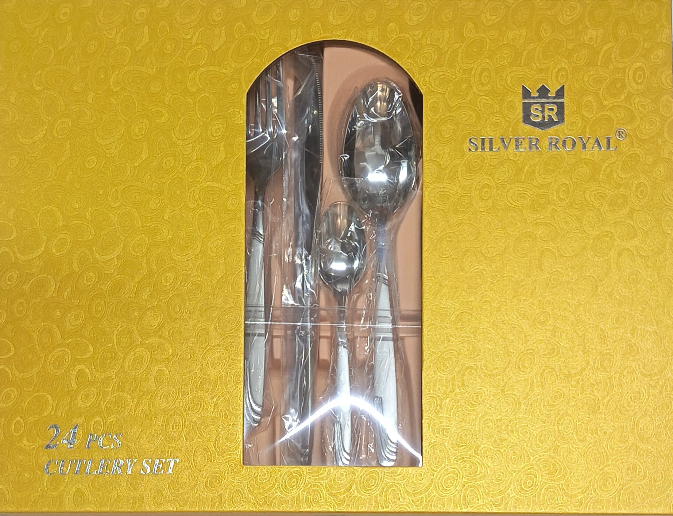 Set tacamuri 24 piese, Silver Royal