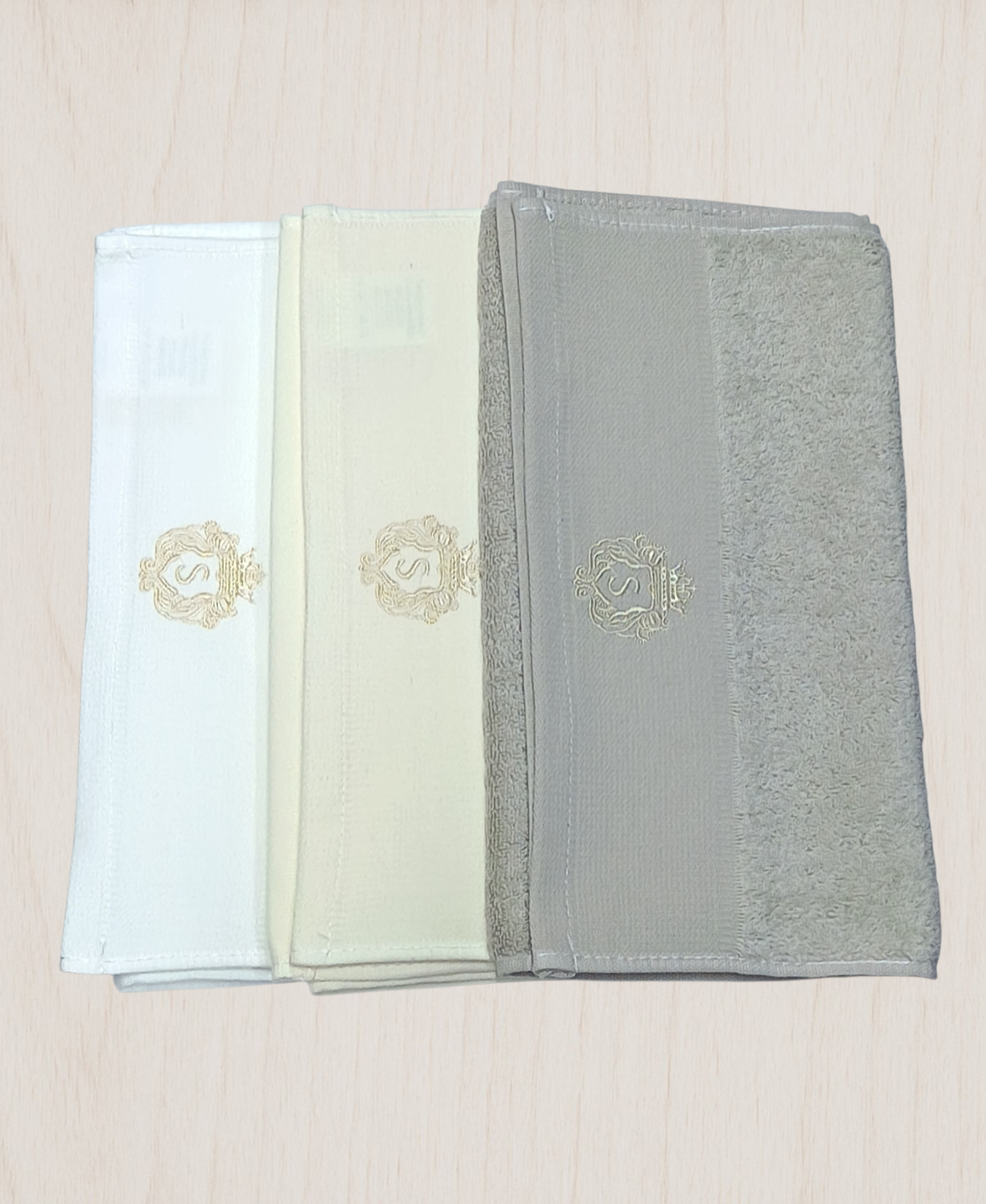 Prosoape bumbac set/3buc 33x71cm