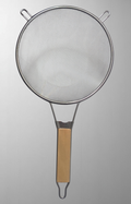 Strecurator cu maner din lemn, 20cm