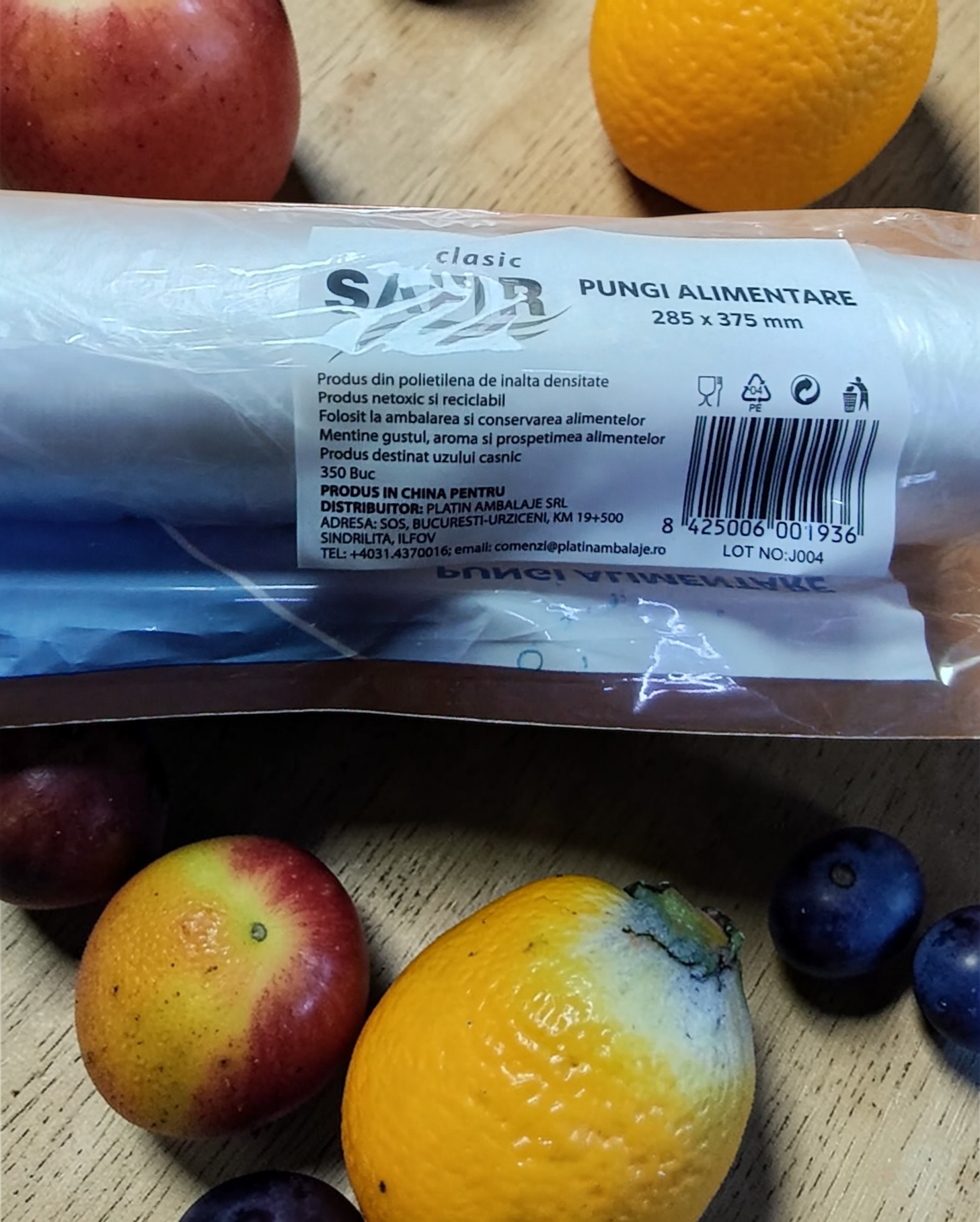 Pungi alimentare 3kg (rola)