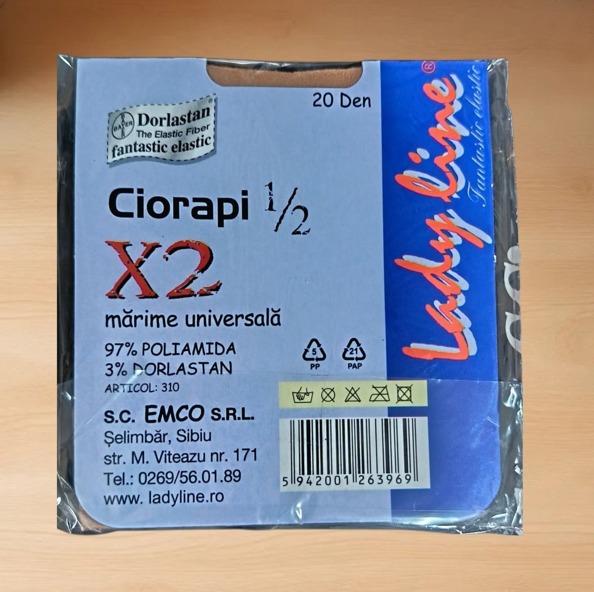 Sosete 20 DEN 1/2