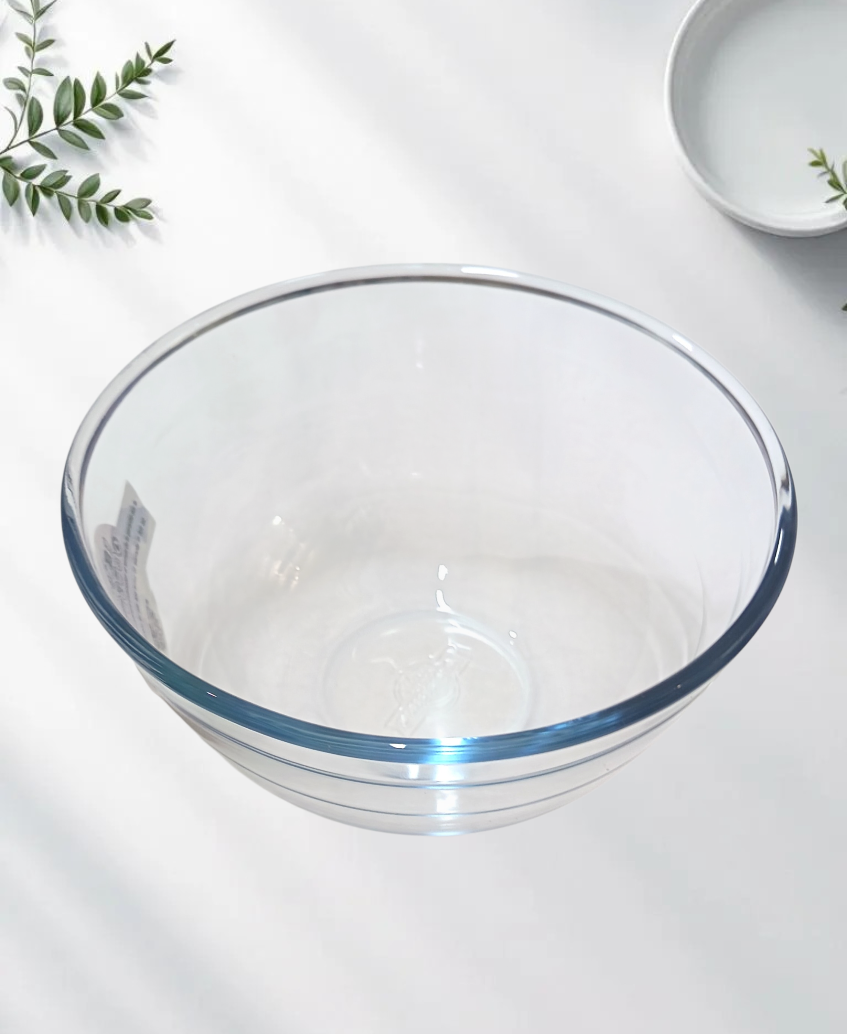 Castron din sticla cu capac, 2.3Litri