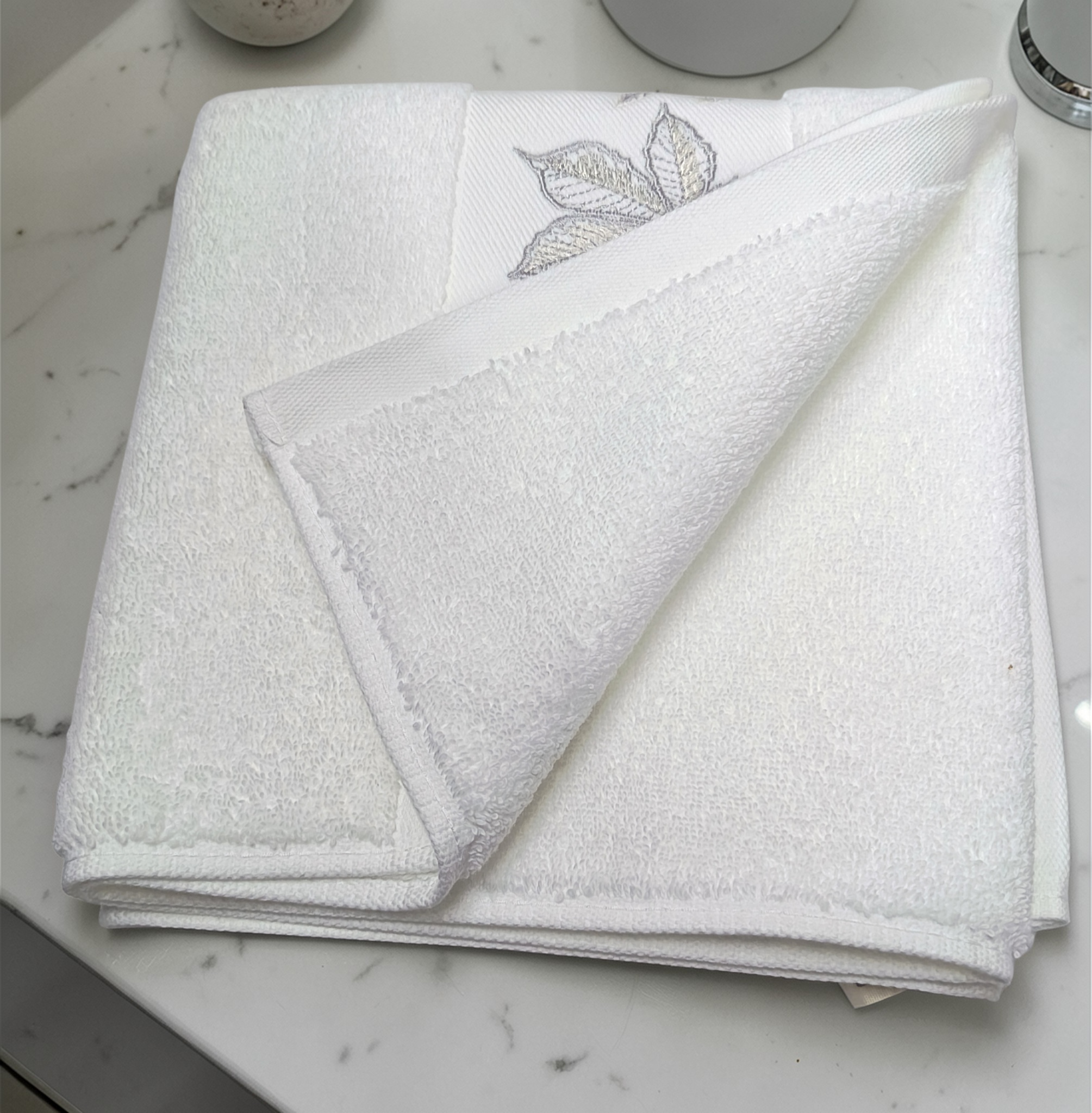 Prosop baie cu broderie 50x90cm