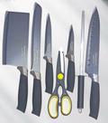 Set de cutite cu suport rotativ, Royalty Line