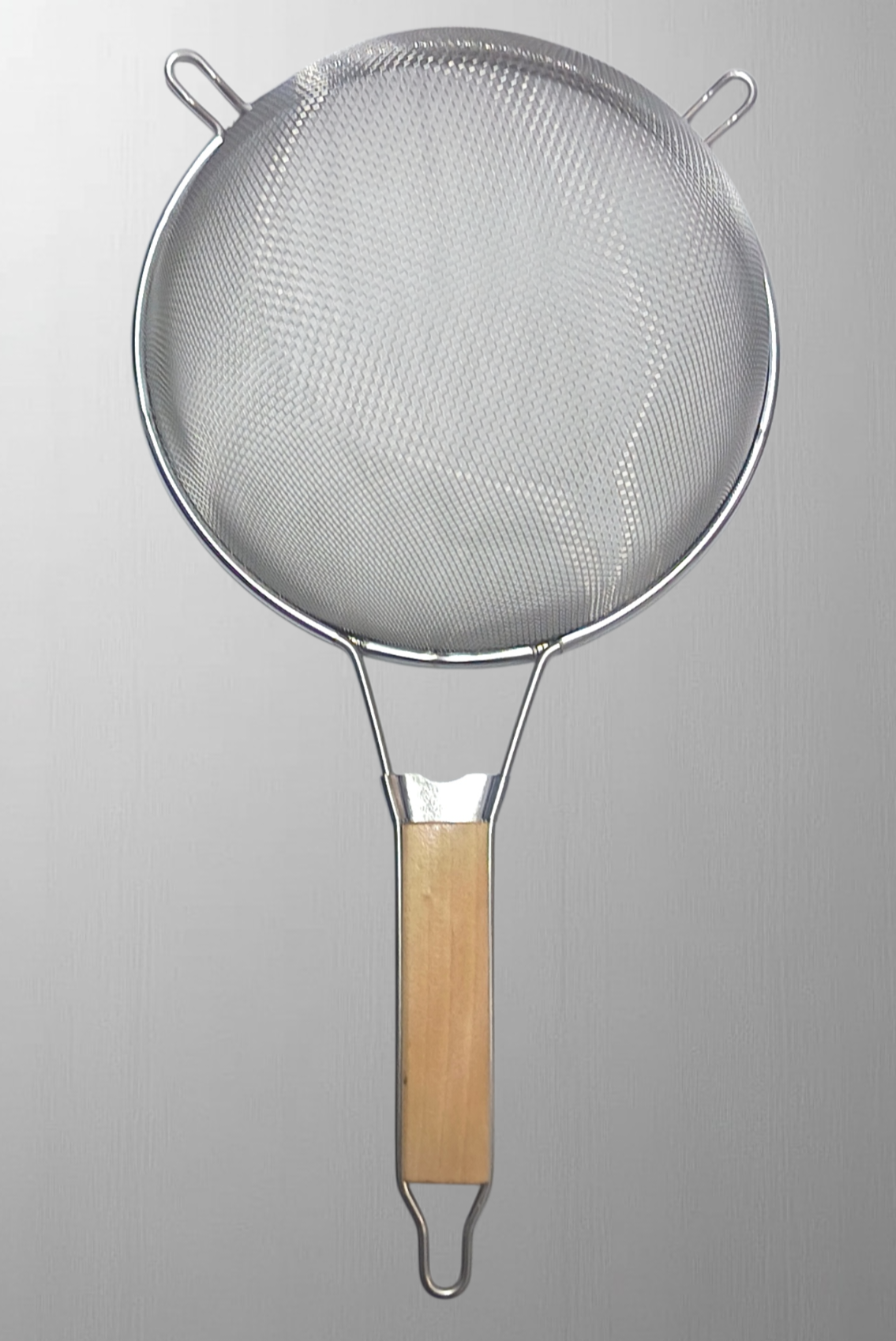 Strecurator cu maner din lemn, 20cm