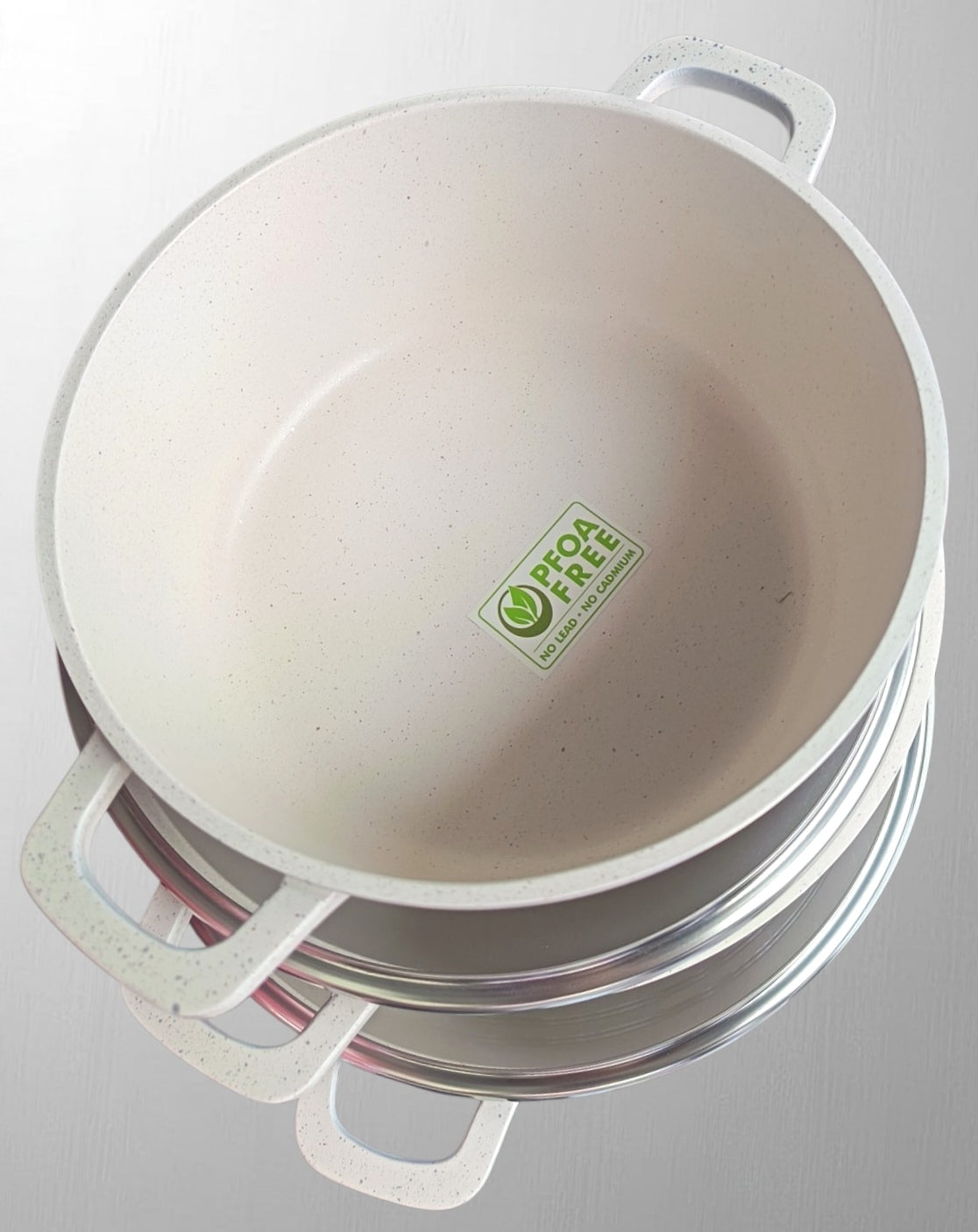 Set 3 cratite antiaderente cu capac, Bachmayer