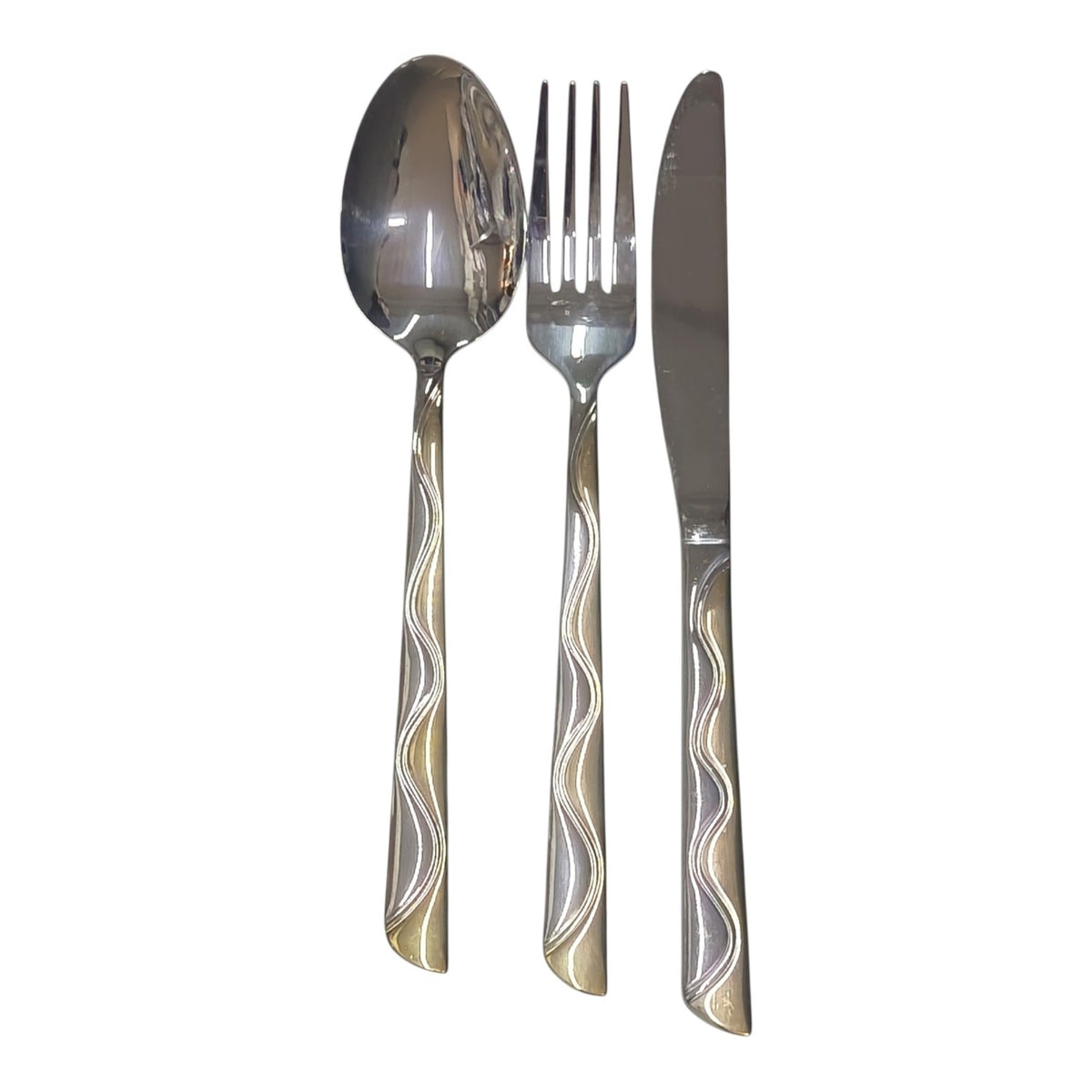 Lingura inox modelata set/6buc