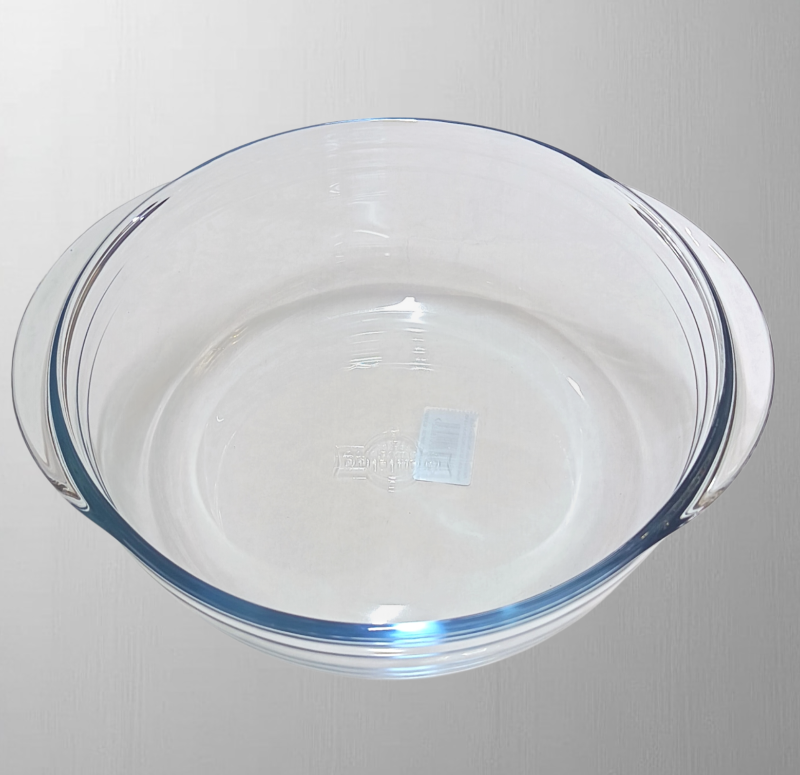 Castron din sticla cu capac, 2.3Litri