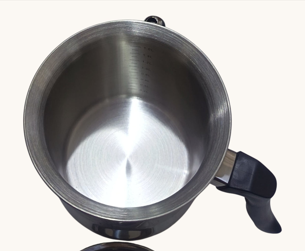 Oala de lapte cu capac si fluier, 1.6Litri